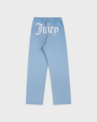 Juicy Emblem Wide Sweatpant - Sky Blue