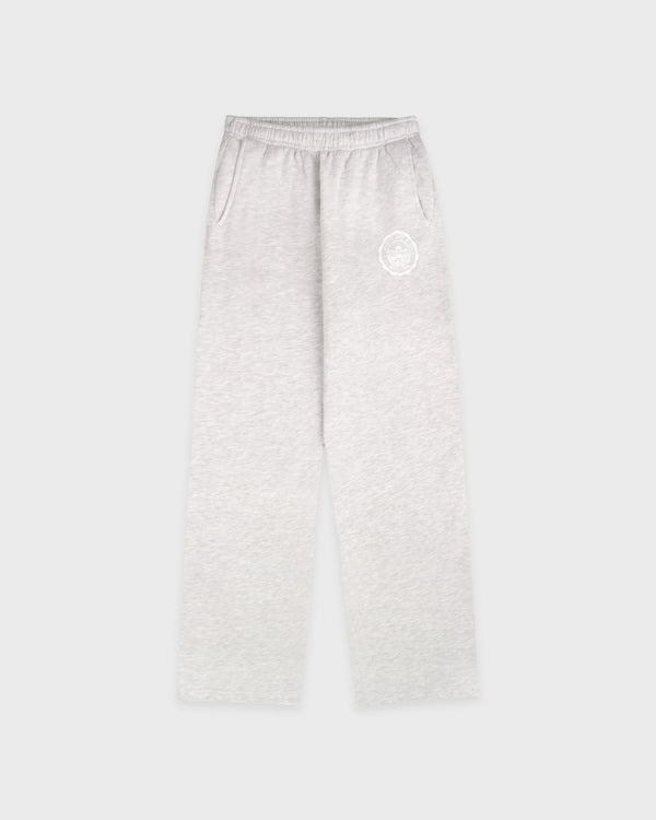 Juicy Emblem Wide Sweatpant - Heather Gray