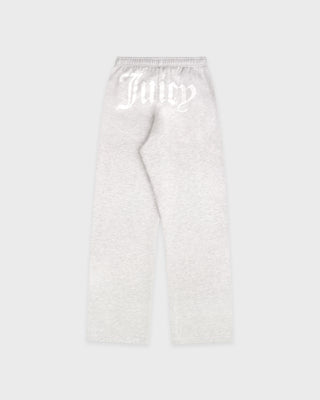 Juicy Emblem Wide Sweatpant - Heather Gray