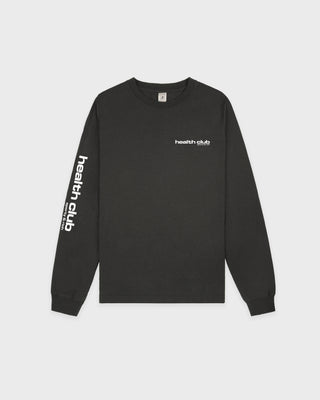 Bold Health Longsleeve - Faded Black/White