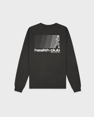 Bold Health Longsleeve - Faded Black/White