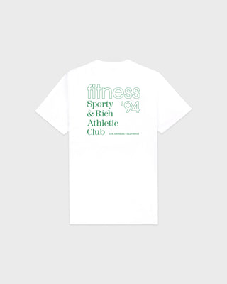 Fitness 94 T-Shirt - White/Kelly
