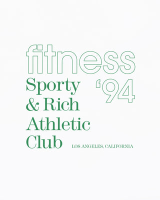 Fitness 94 T-Shirt - White/Kelly