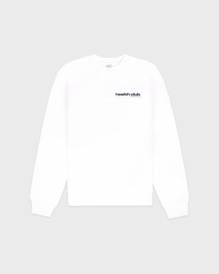 Bold Health Crewneck - White/Navy/Kelly