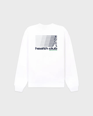 Bold Health Crewneck - White/Navy/Kelly