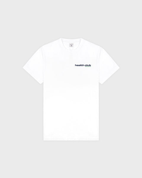 Bold Health T-Shirt - White/Navy/Kelly
