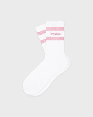 Serif Logo Socks - White/Laffy