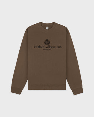 H&W Crest Embroidered Crewneck - Sand