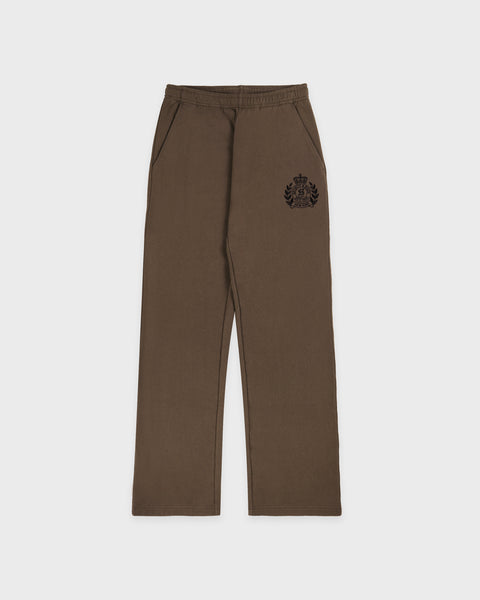 NY Crest Embroidered Wide Sweatpant - Sand
