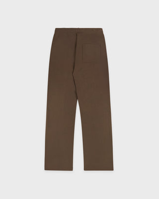NY Crest Embroidered Wide Sweatpant - Sand