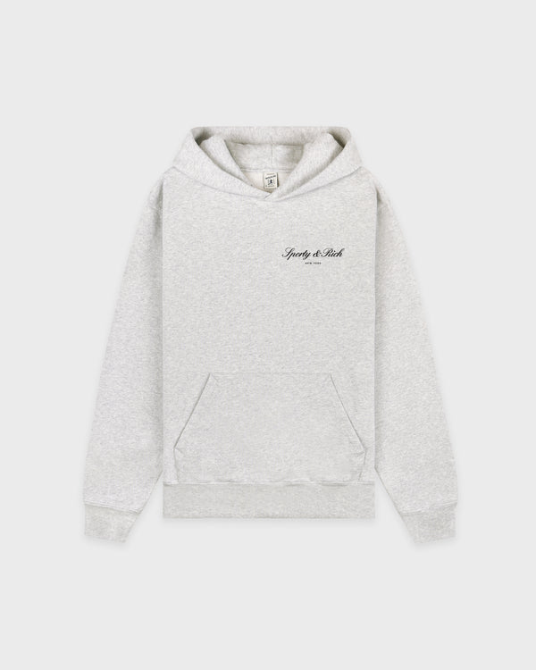 Signature NY Hoodie - Heather Gray/Black
