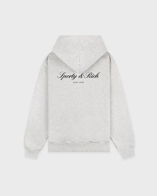 Signature NY Hoodie - Heather Gray/Black