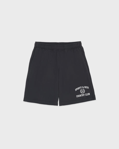 Varsity Crest Gym Short - Carbon