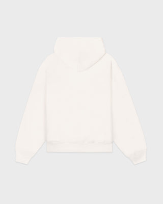 SR Sport Embroidered Zip Hoodie - Ecru