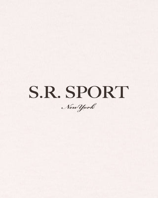 SR Sport Embroidered Gym Short - Ecru