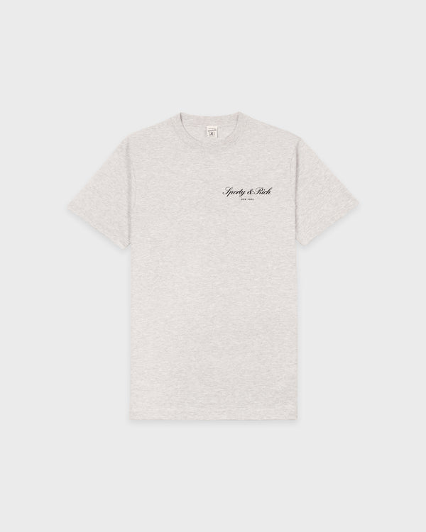 Signature NY T-Shirt - Heather Gray/Black
