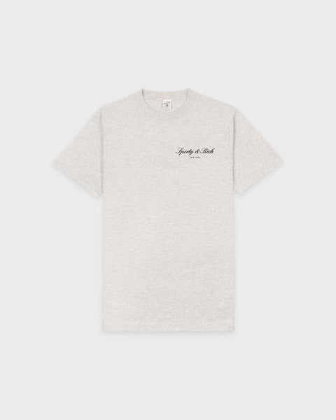 Signature NY T-Shirt - Heather Gray/Black