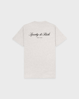 Signature NY T-Shirt - Heather Gray/Black