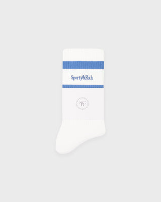 Serif Logo Socks - white/softee
