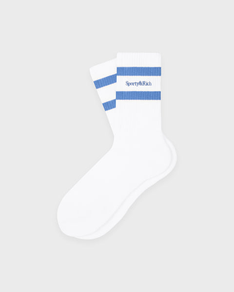 Serif Logo Socks - white/softee