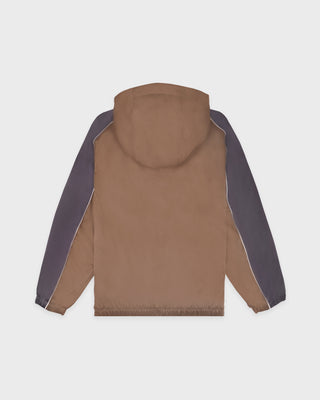 Serif Logo Gym Jacket - Sand/Carbon/White
