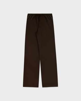 Serif Logo Retro Track Pant - Cioco/White