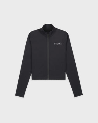 Serif Logo Sports Jacket - Carbon