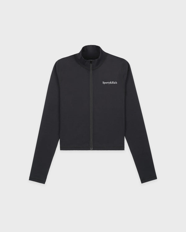 Serif Logo Sports Jacket - Carbon