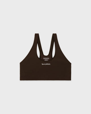 Serif Logo Sports Bra - Cioco