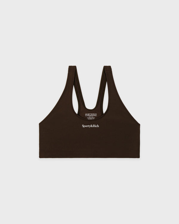 Serif Logo Sports Bra - Cioco