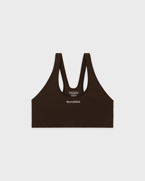 Serif Logo Sports Bra - Cioco