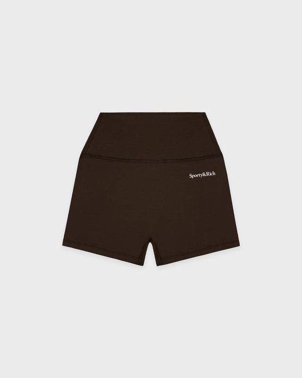 Serif Logo Mini Biker Short - Cioco