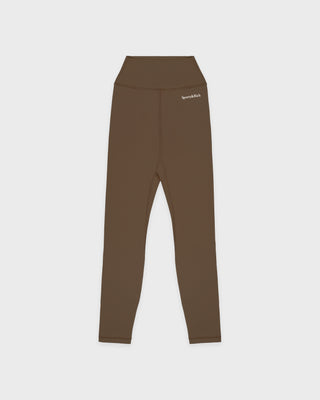 Serif Logo Legging - Sand