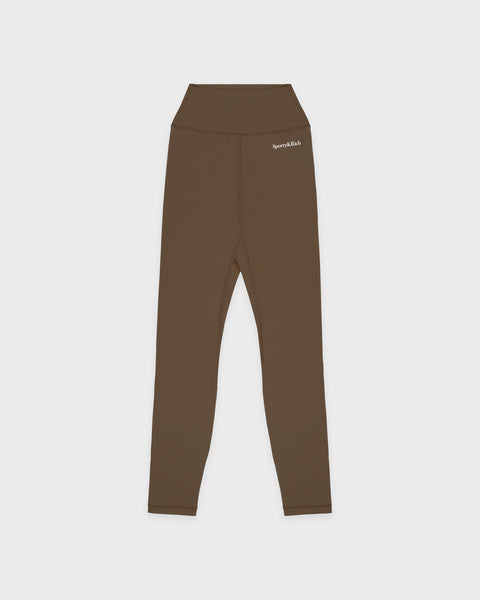 Serif Logo Legging - Sand