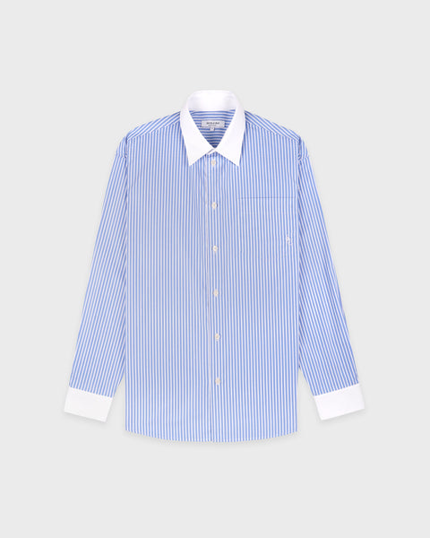 SRC Oversized Shirt - Blue Striped