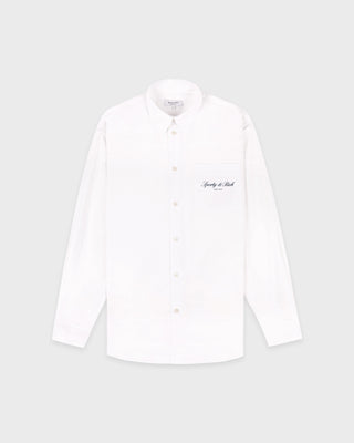 Signature NY Oversized Shirt - White