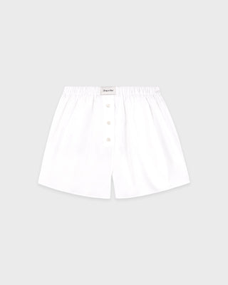 Signature Logo Ring Short - White