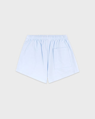 Serif Logo Embroidered Disco Short - Ciel