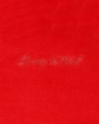 Signature Logo Krystal Zip Hoodie - Red/Crystal