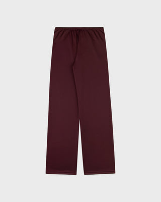 Signature Logo Retro Track Pant - Bordeaux/White