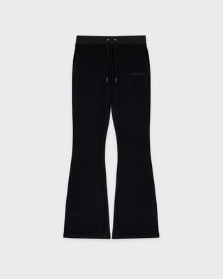 Signature Logo Krystal Sweatpant - Black/Crystal