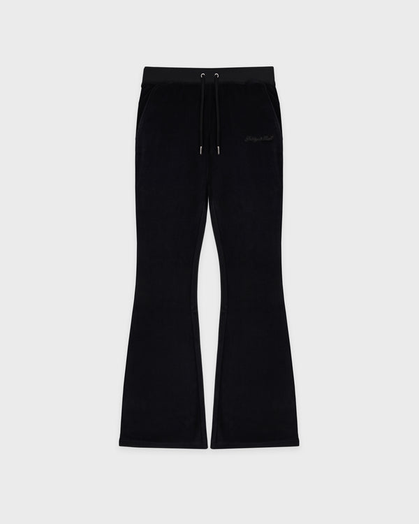Signature Logo Krystal Sweatpant - Black/Crystal