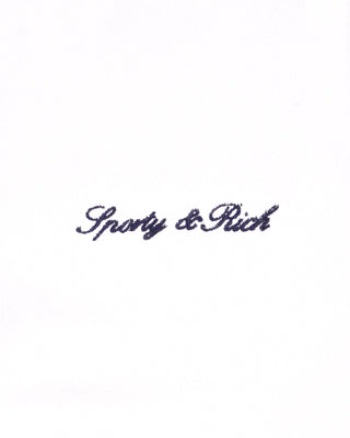 Signature Logo Terry Polo - White/Navy