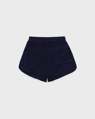 Signature Logo Terry Short - Navy/White