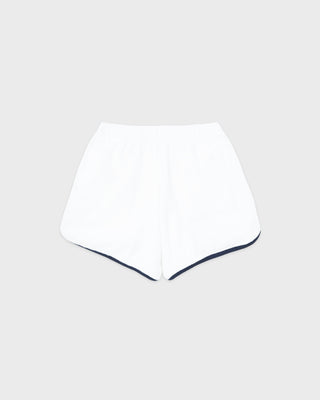 Signature Logo Terry Short - White/Navy