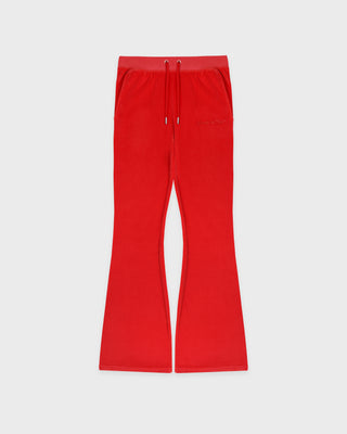 Signature Logo Krystal Sweatpant - Red/Crystal