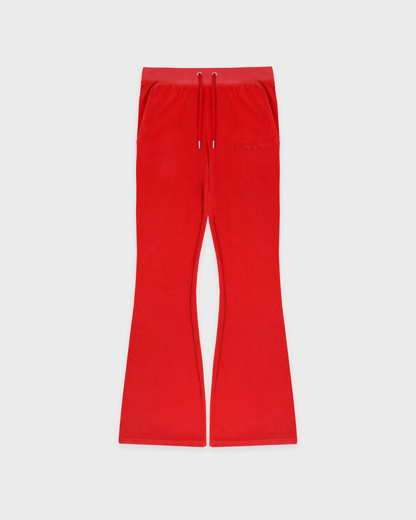 Signature Logo Krystal Sweatpant - Red/Crystal
