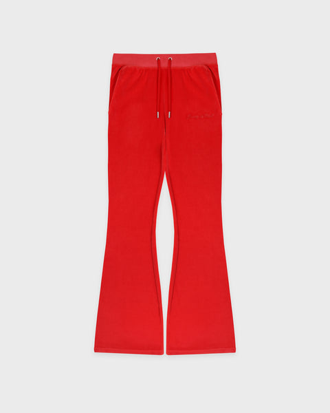 Signature Logo Krystal Sweatpant - Red/Crystal
