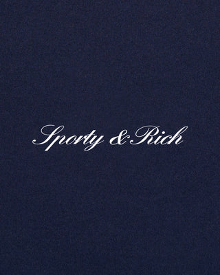 Signature Logo Court Dress - Navy/White