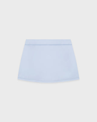 Signature Logo Court Skirt - Ciel/Navy
